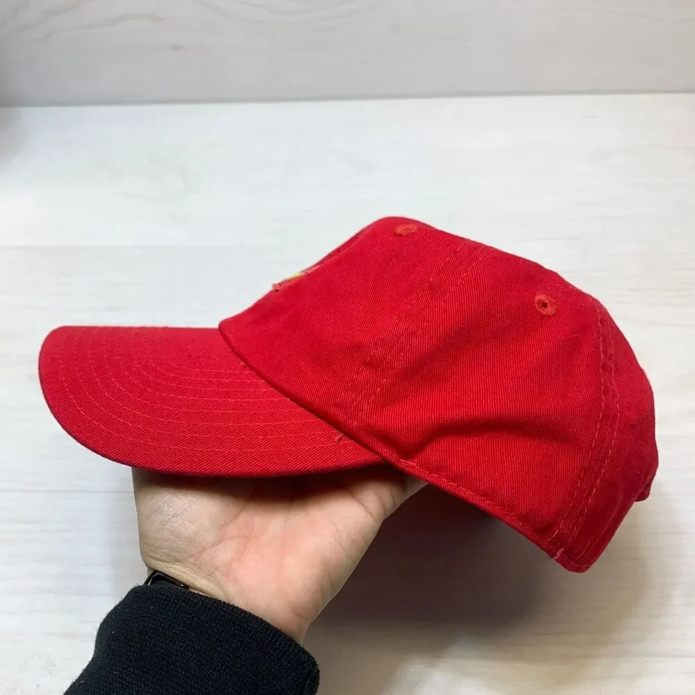 Masters Mens Red Baseball Cap Magnolia Lane‎ Golf Hat Adjustable